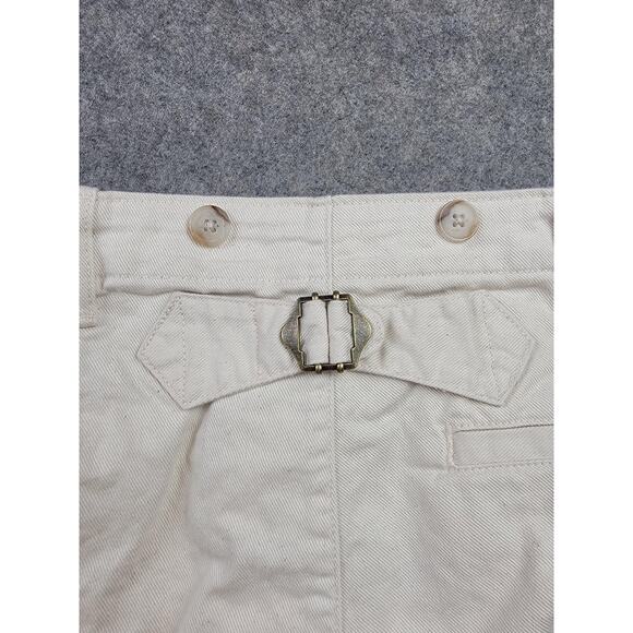 Banana Republic Pants Womens 4 Long Cream HR Riding Pant Lace Up Cotton - Picture 11 of 16